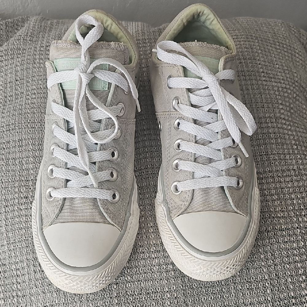 Stylish Gray Canvas Sneakers